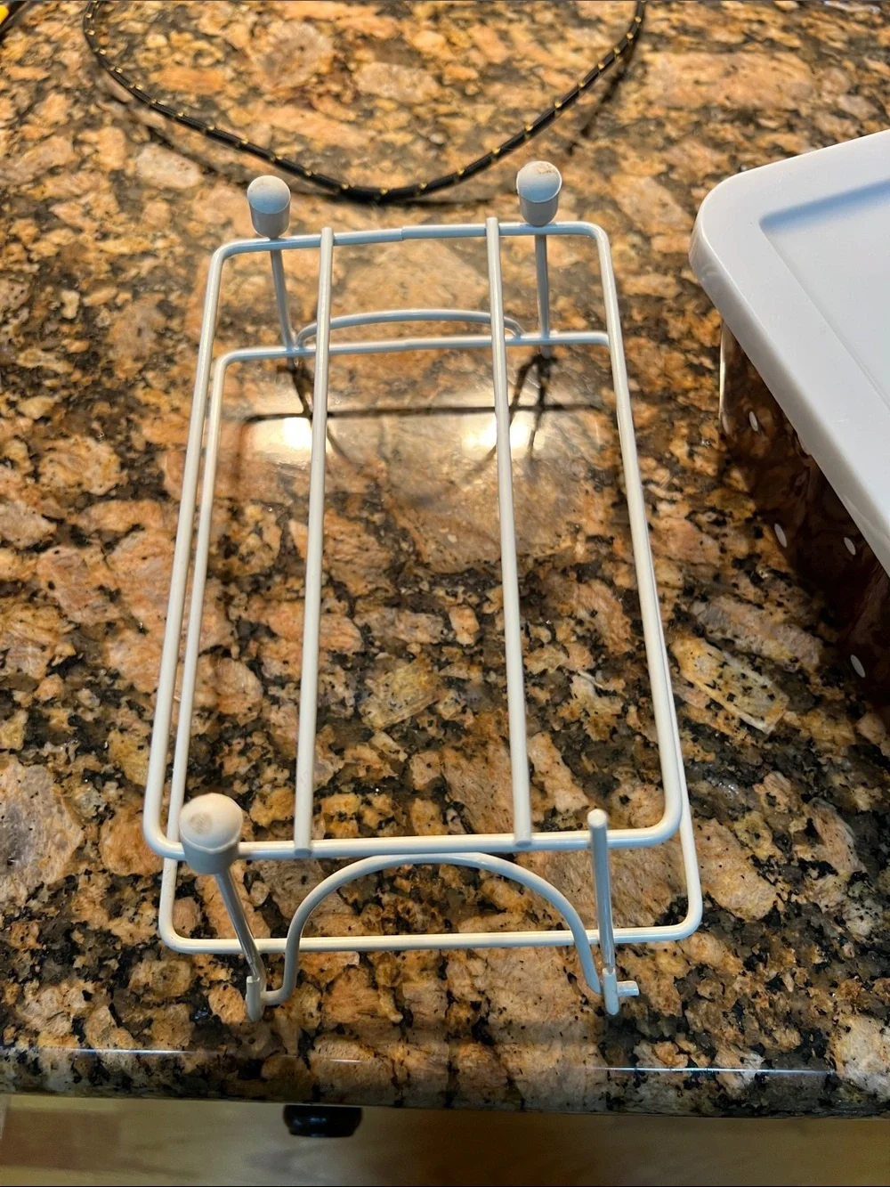 Temp-Tations White Ceramic Butter Crocks with White Wire Racks - Set of 2